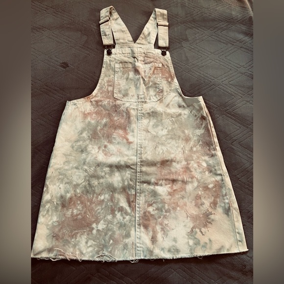 Wild Fable Tie Dye Denim dress/overall Size Small - Picture 6 of 7